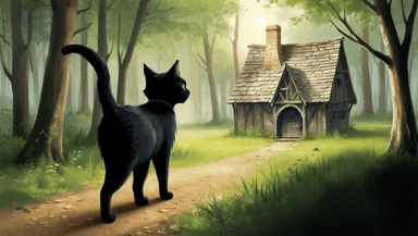 Guided by his loyal cat, Baldur finds Iris in her secluded cottage. In a heartfelt conversation, Iris opens up about her fears...