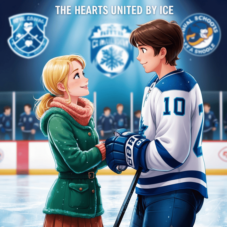 The hearts united by Ice