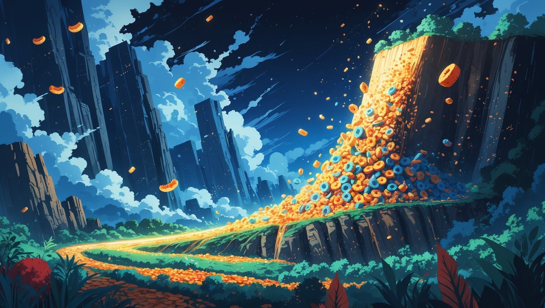 Cliff of Cascading Cereal