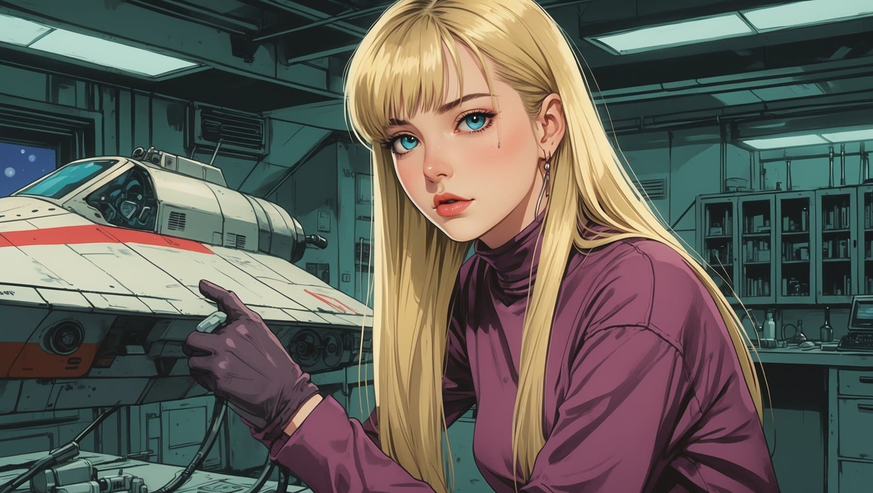 Repair the alien spaceship without getting caught