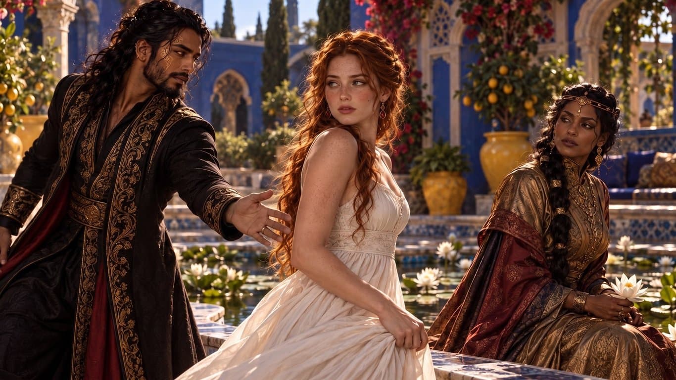 The Sultana in the Blue Garden
