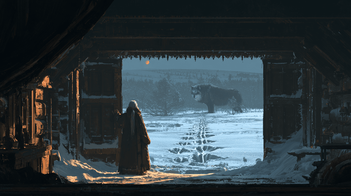 Night One — The Track in the Snow