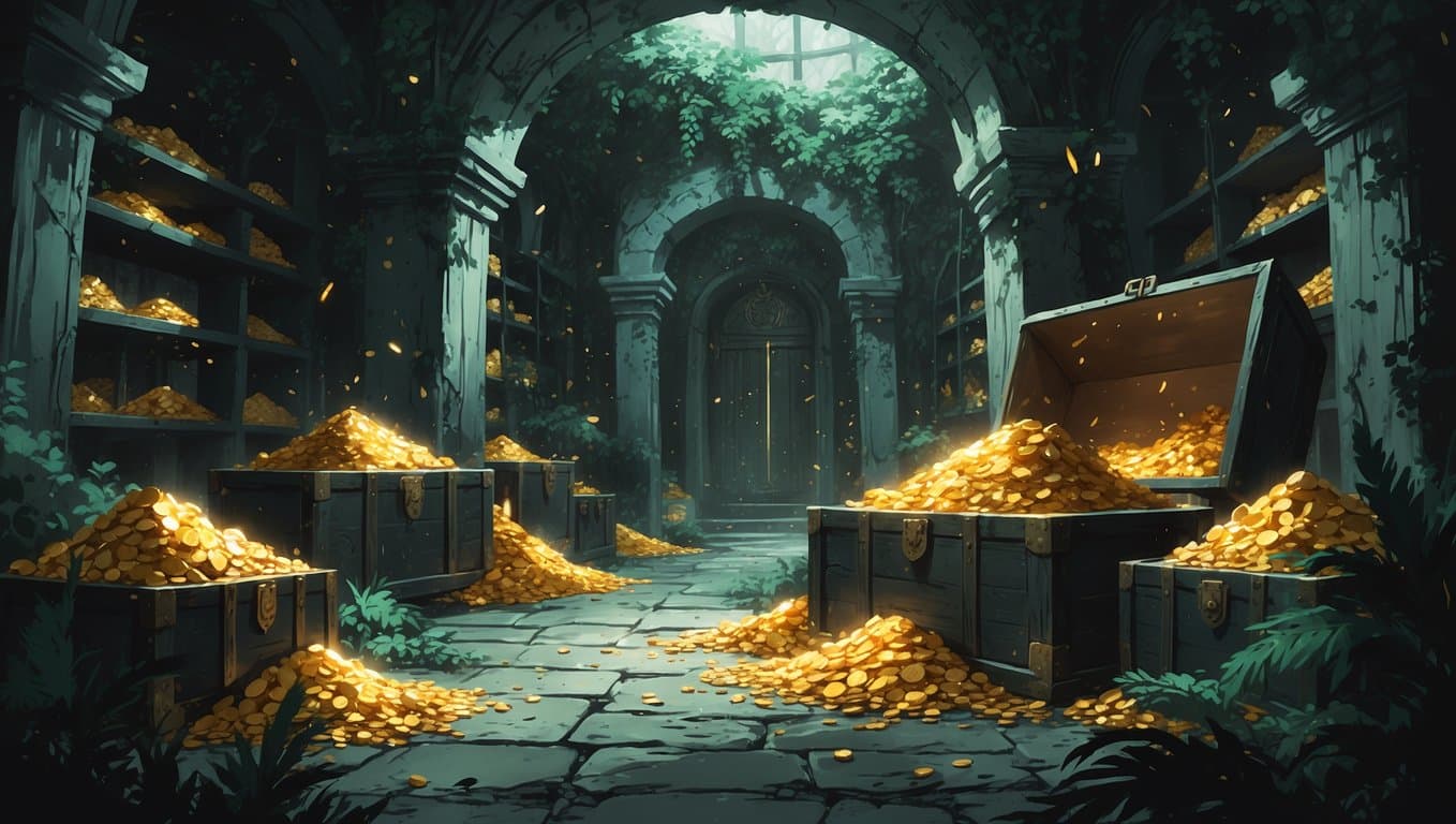 Decide the fate of the treasure amidst rising tensions.