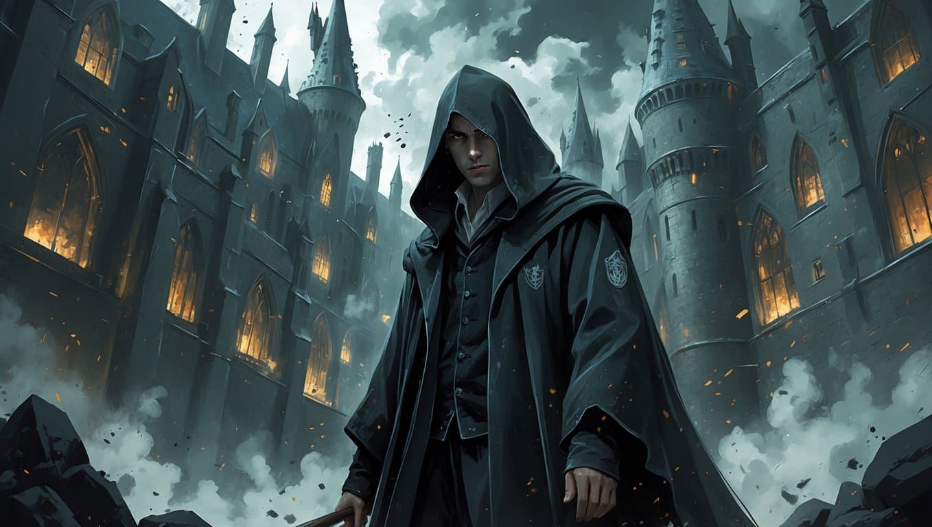 Unveil the identity of the person tampering with magical protections at Hogwarts.