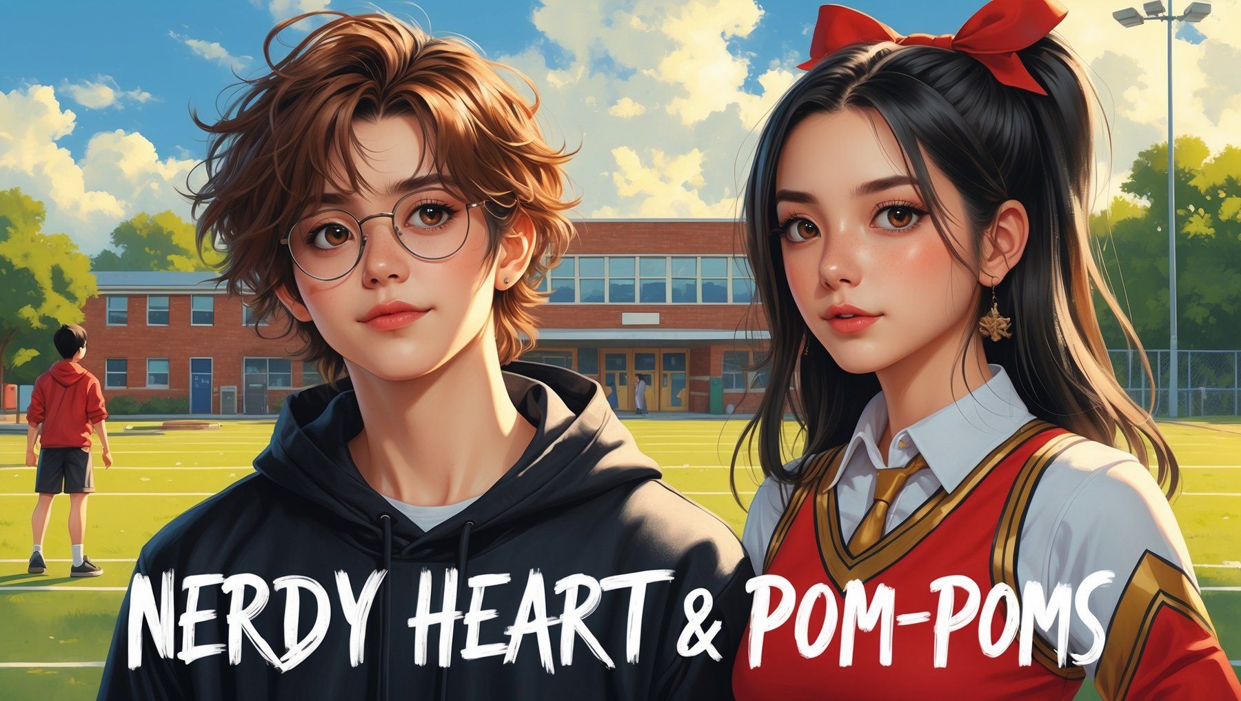 Nerdy Heart and Pom-Poms